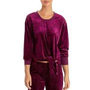 Rose Geo Burnout Velvet Top
